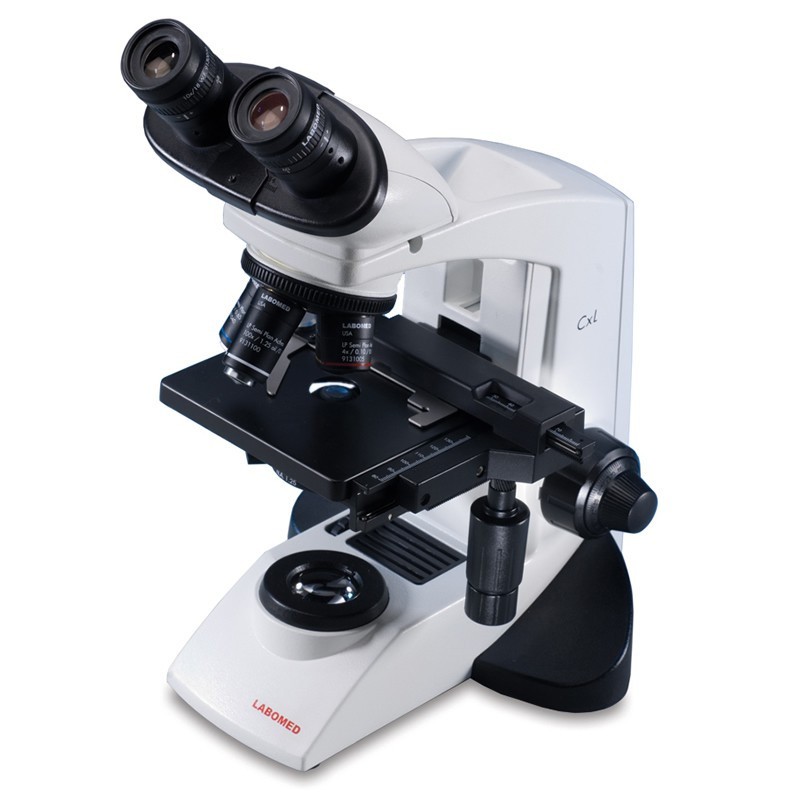 Labomed 9135006 CxL Binocular Cordless Microscope, 4x, 10x, 40x, 100x Objectives, LED Illumination