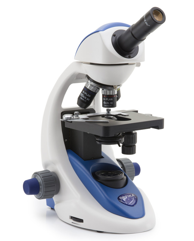 OPTIKA B-191sPL - B-190 Monocular brightfield microscope, 600x, PLAN