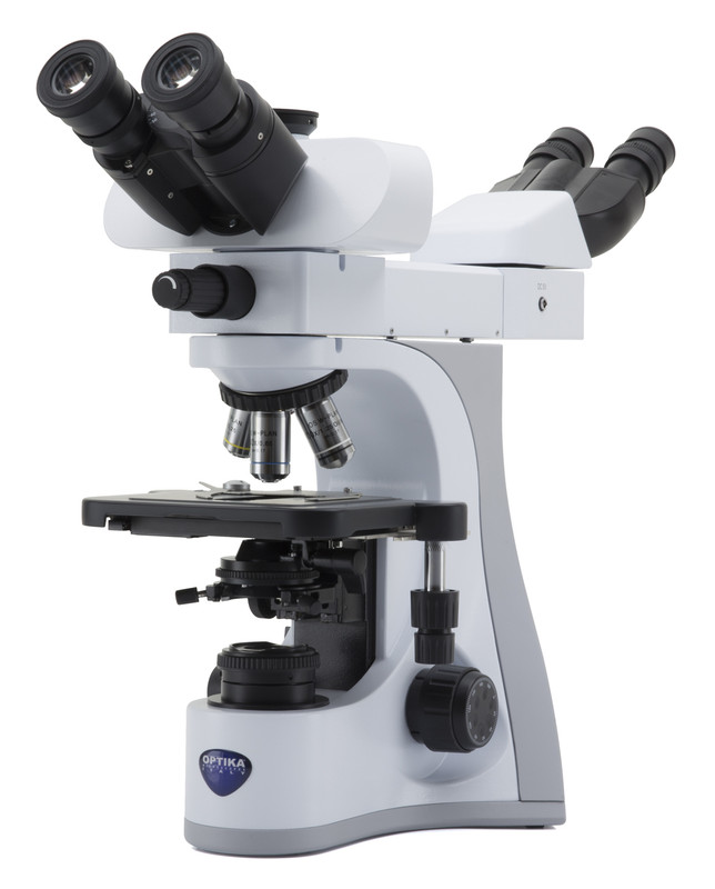OPTIKA B-510-2F - B-510 Trinocular discussion microscope, 1000x, IOS PLAN, 2-head face-to-face