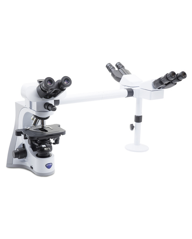 OPTIKA B-510-3 - B-510 Trinocular discussion microscope, 1000x, IOS PLAN, 3-head
