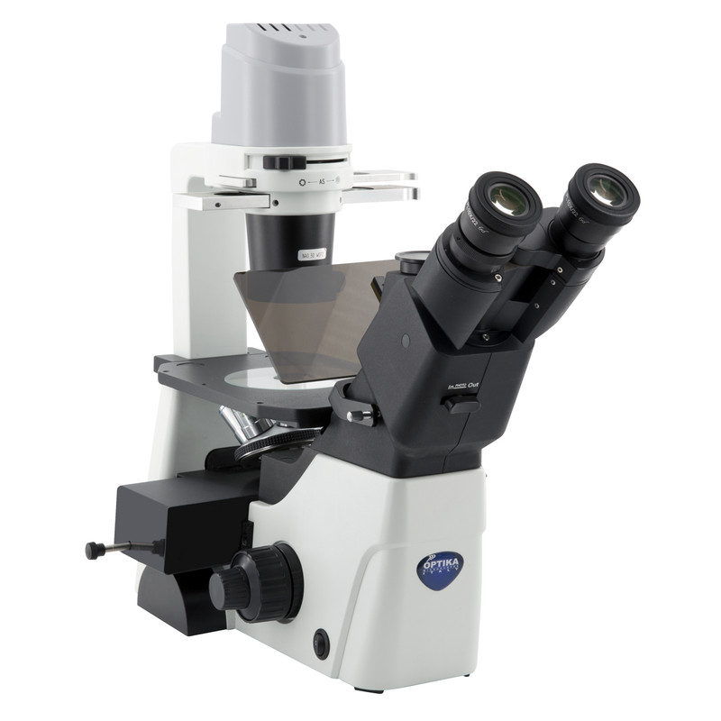 OPTIKA IM-300LD2 - IM-300 Inverted LED fluorescence/phase contrast microscope, 400x, IOS LWD PLAN, B&G filter set