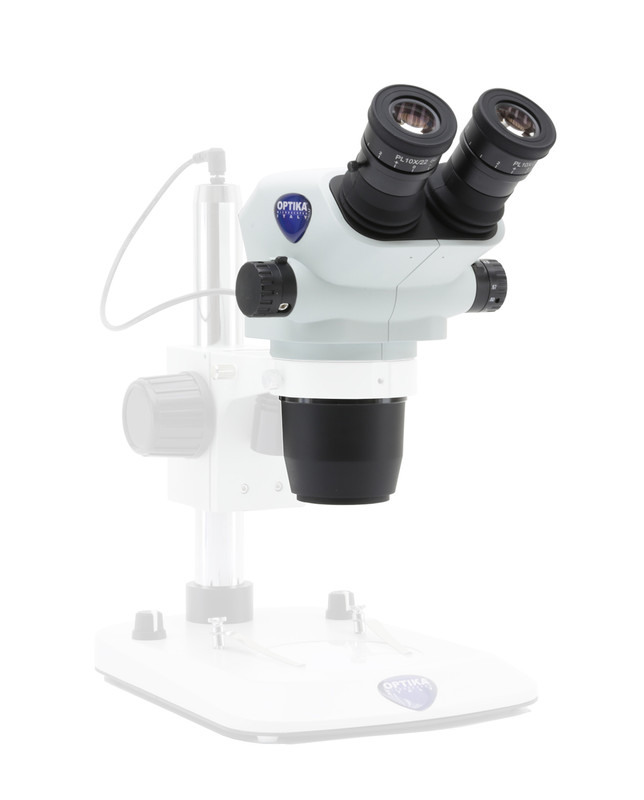 OPTIKA SZO-B - SZ Binocular Stereomicroscope head, click-stop, 6.7x-45x, Zoom ratio 6.72:1