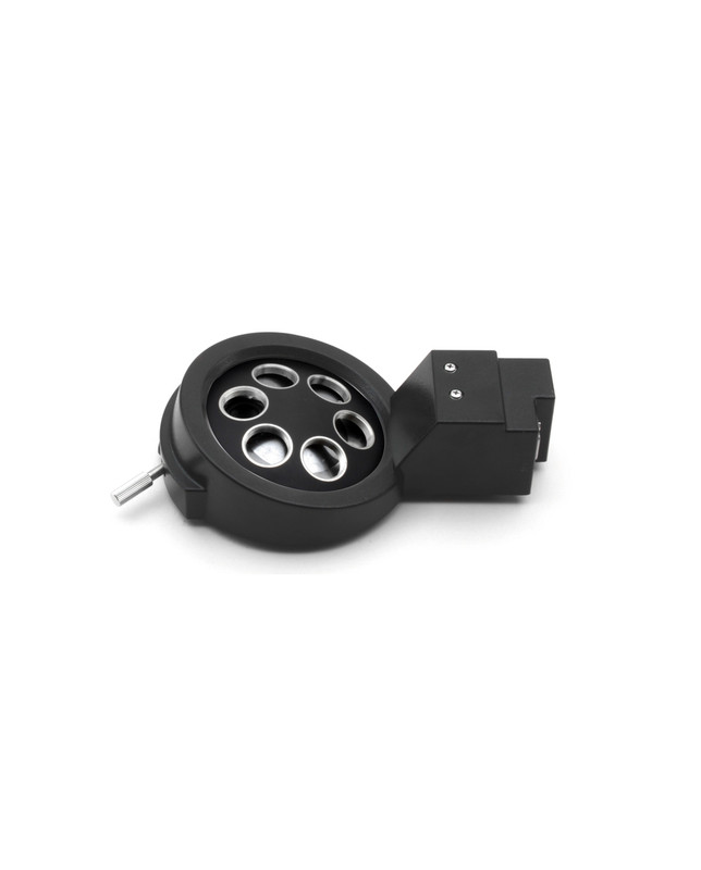 OPTIKA M-1043 - Sextuple motorized reversed nosepiece, RMS objectives and DIC slot