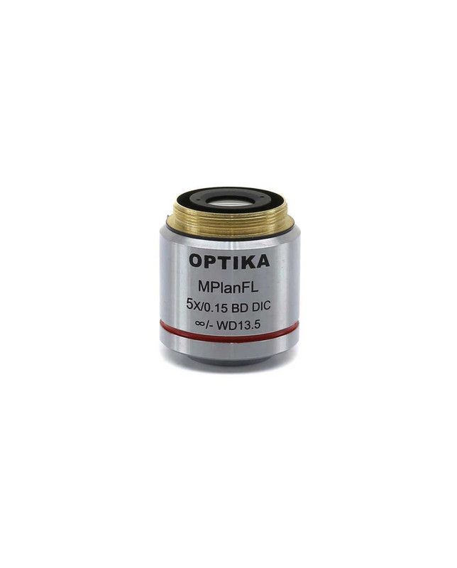 OPTIKA M-1180 - IOS LWD U-PLAN F MET BD objective 5x/0.15