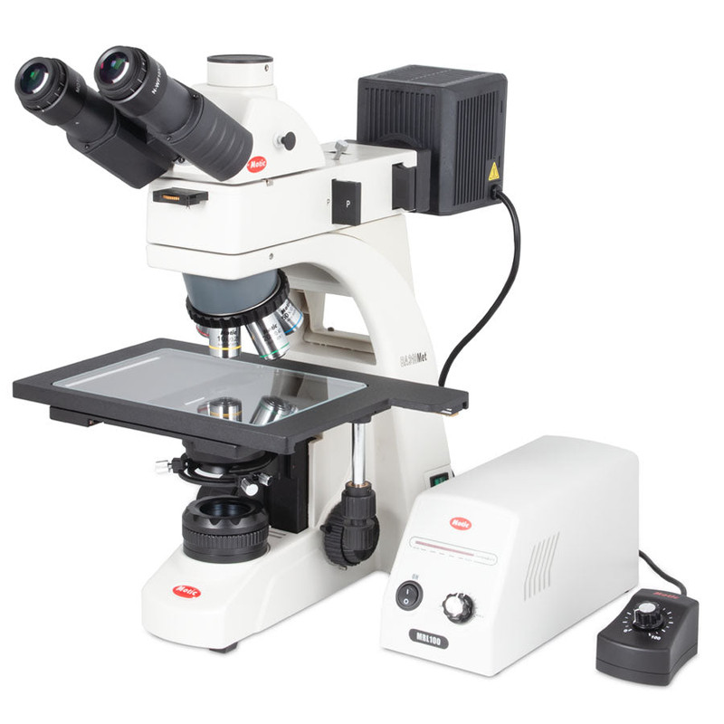 Motic BA310MET-T - BA310MET-T Trinocular (Stroke 6"x4" Stage) (Erect Image)
