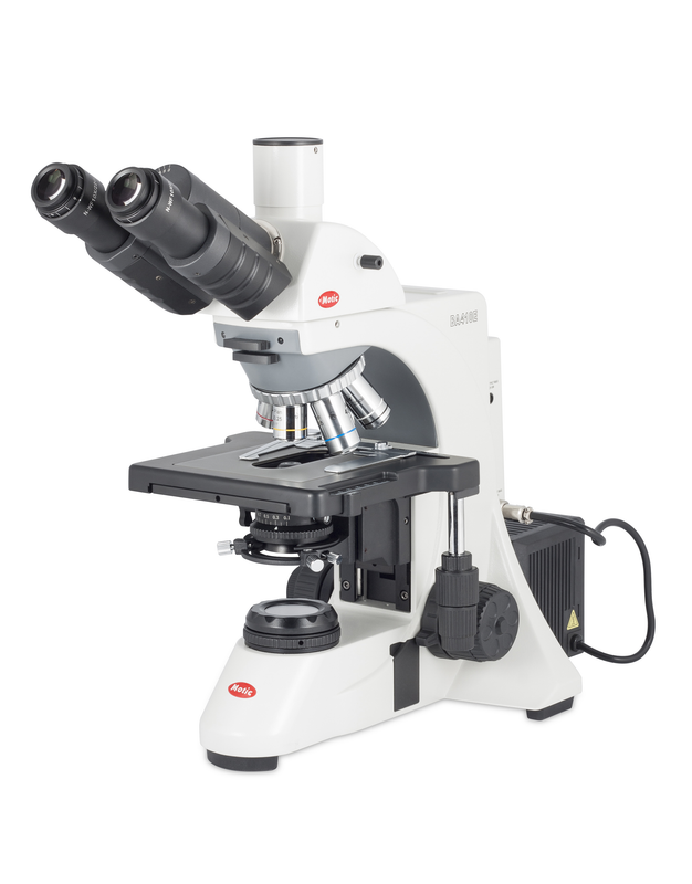 Motic BA410E - Trinocular Sextuple (light split 80/20) 3WLED