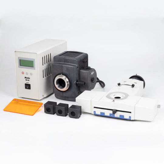 Motic BA410E Fluoresence - Complete Epi-Fluorescence Attachment for BA410E