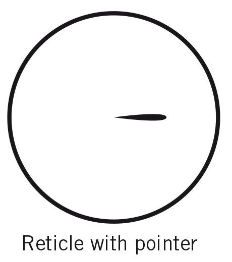 Motic Reticle for BA eyepieces - Pointer (25mm diameter)
