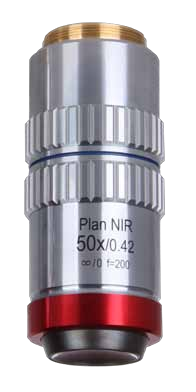 Motic Near Infrared Ray Objective NIR 50X/0.42 (WD=19mm)