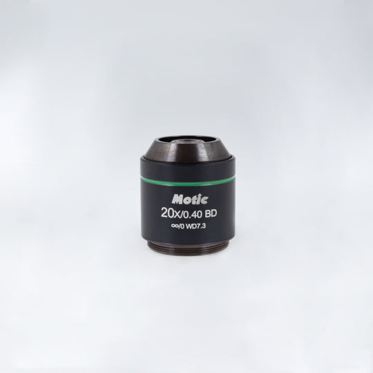 Motic AE Objective - CCIS® LM Plan achromatic BD objectives LM BD PL 20X/0.4 (WD=7.3mm)