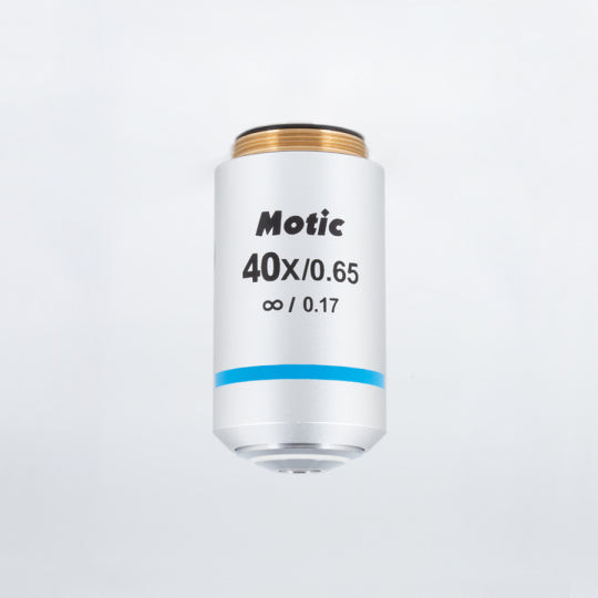 Motic Panthera/PA Objective - CCIS® Plan achromatic objective UC 40X/0.65/S (WD=0.6mm)