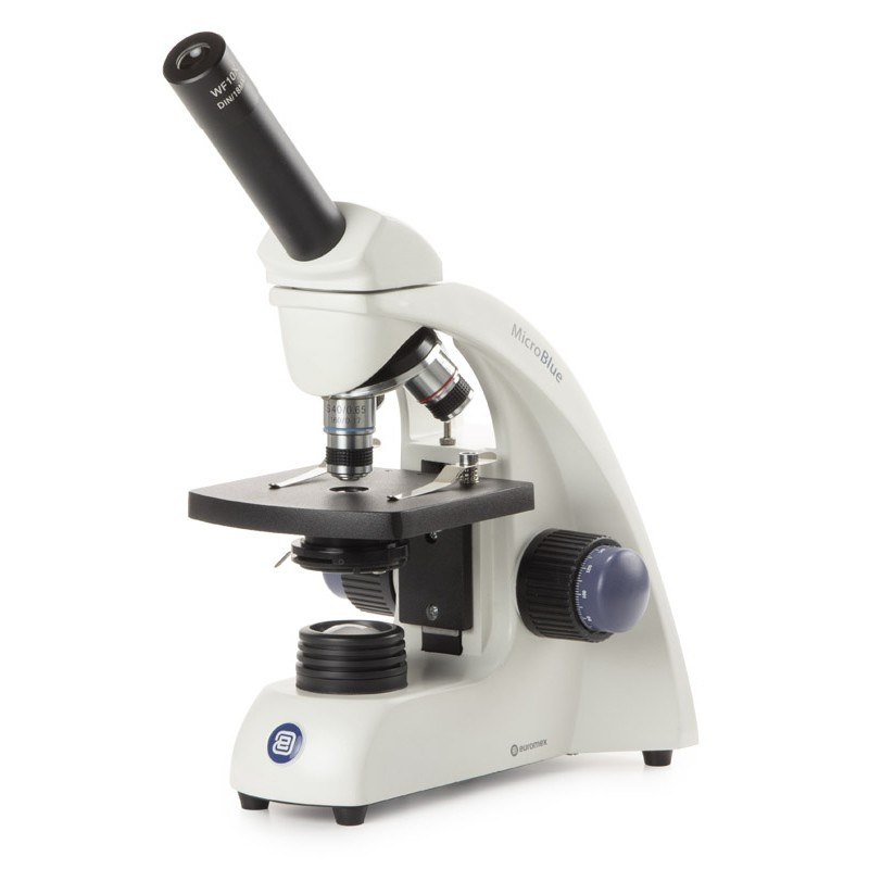 Euromex MB.1001, MicroBlue Monocular LED Microscope, Rechargeable