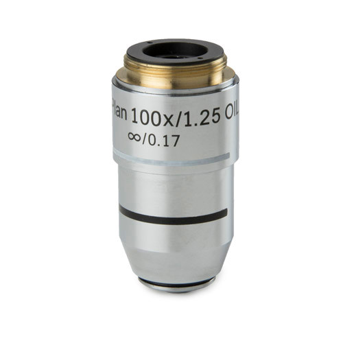 Euromex BB.7200 Plan infinity corrected S100x/1.25 oil immersion IOS objective. Working distance 0.2 mm