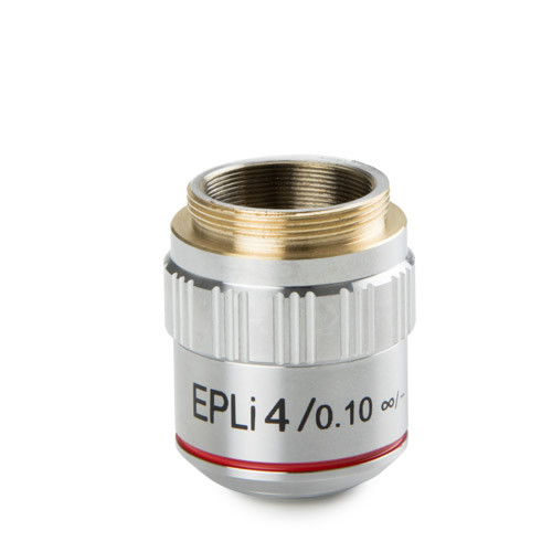 Euromex BS.8204 E-plan EPLi 4x/0.10 infinity corrected IOS objective. Working distance 18.9 mm