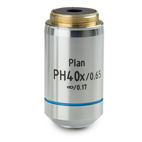 Euromex IS.8940 Plan PLPHi S40x/0.65 phase contrast IOS infinity corrected objective for iScope. Working distance 0.5 mm