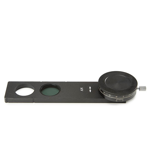 Euromex IS.9608-R 360° rotatable analyzer in slider for polarization attachment with reflected illumination