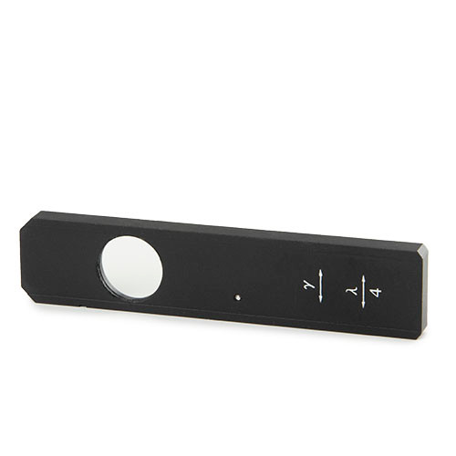 Euromex IS.9612-R Lambda/4 retardation plate in slider for polarization attachment with reflected illumination