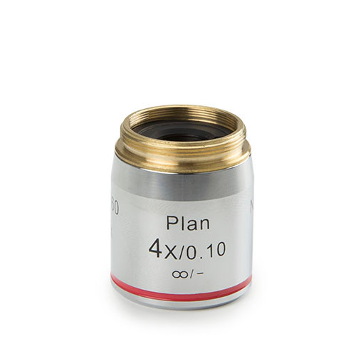 Euromex DX.7204 Infinity EIS 60 mm Plan PLi 4x/0.10 objective. M25. Working distance 30 mm