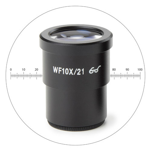 Euromex SB.6210-M HWF 10x/21 mm eyepiece with micrometer