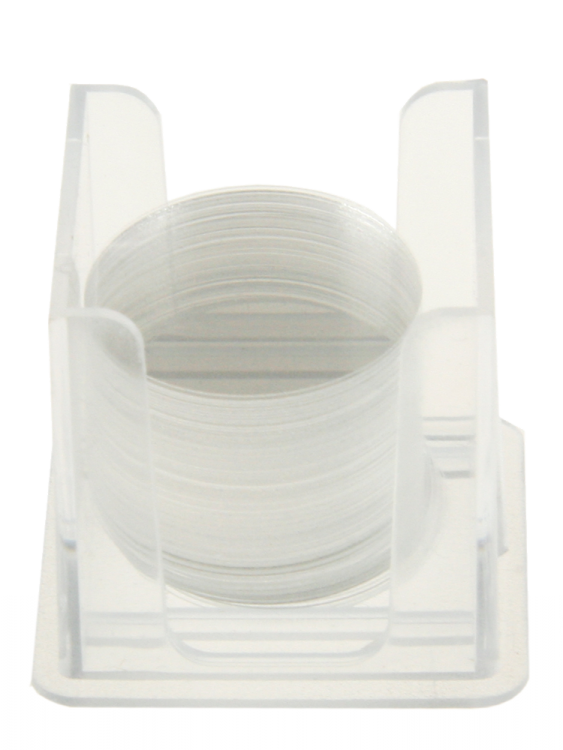 Euromex PB.5170 Cover glasses Ø18 mm, thickness 0.13-0.17 mm. 100 pieces per pack