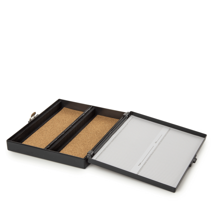 Euromex PB.5185 Plastic box for 100 slides (76 x 26 mm)