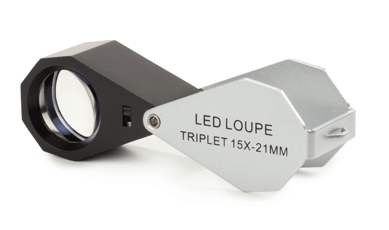 Euromex PB.5018-LED Triplet magnifier 15x with LED illumination