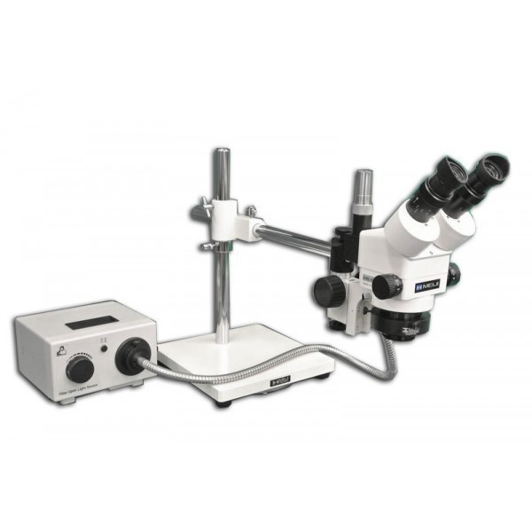 Meiji SMT-8TR Trinocular Stereo Zoom Microscope with Annular Ring