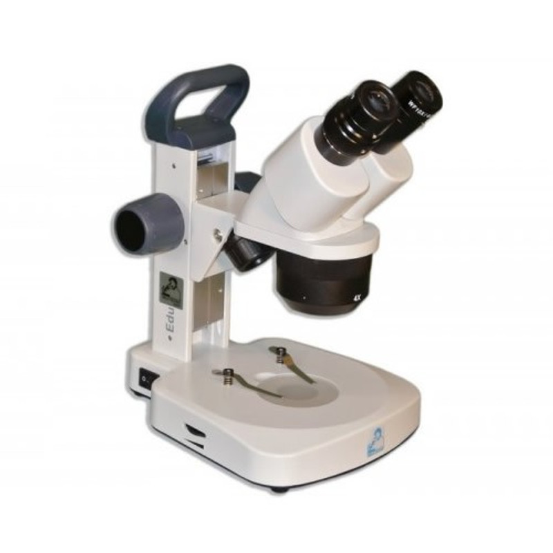 Meiji EM-21 Binocular Stereo Microscope, 20x & 40x Magnification, LED Illumination, Rechargeable