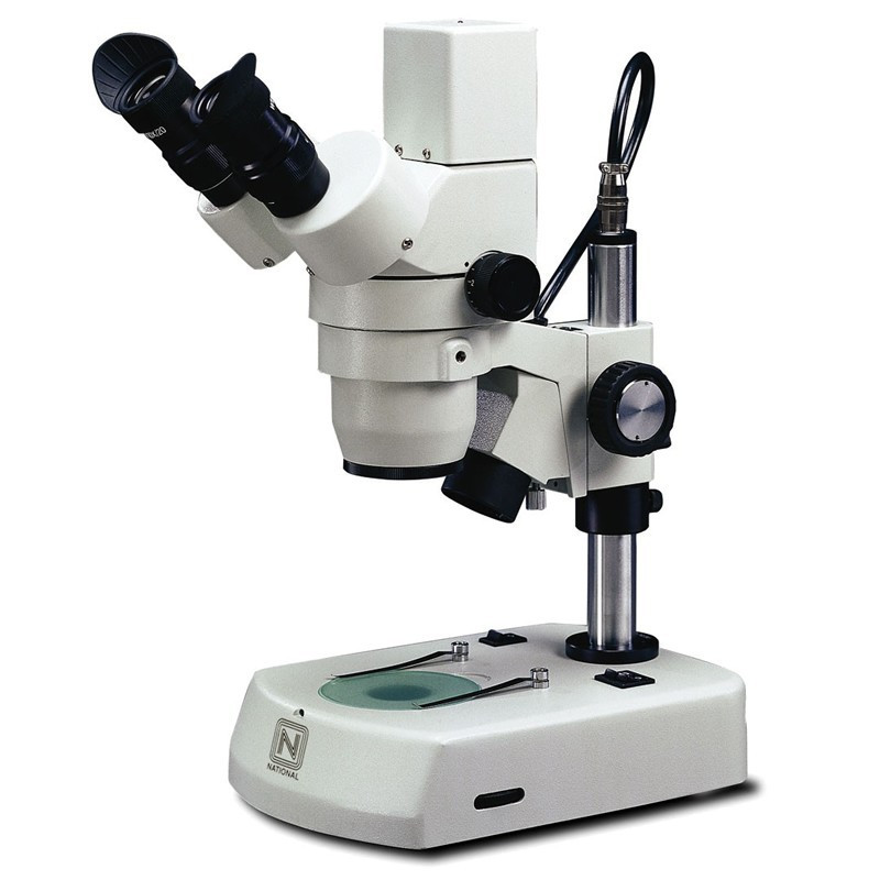 National DC5-420TH Digital Stereo Microscope - 10x - 40x Zoom Magnification - 3.0 Mega Pixel