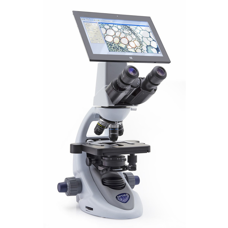 OPTIKA B-290TB Digital Microscope with Touch Screen Tablet and Camera