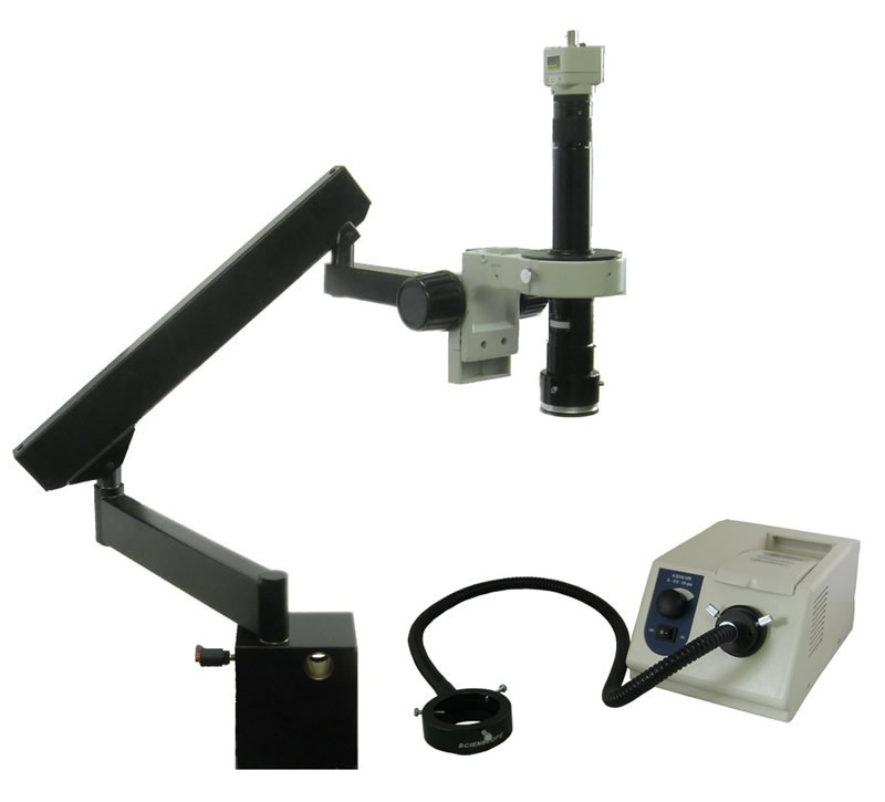 Micro Video Zoom System on Articulating Arm - Reconditioned