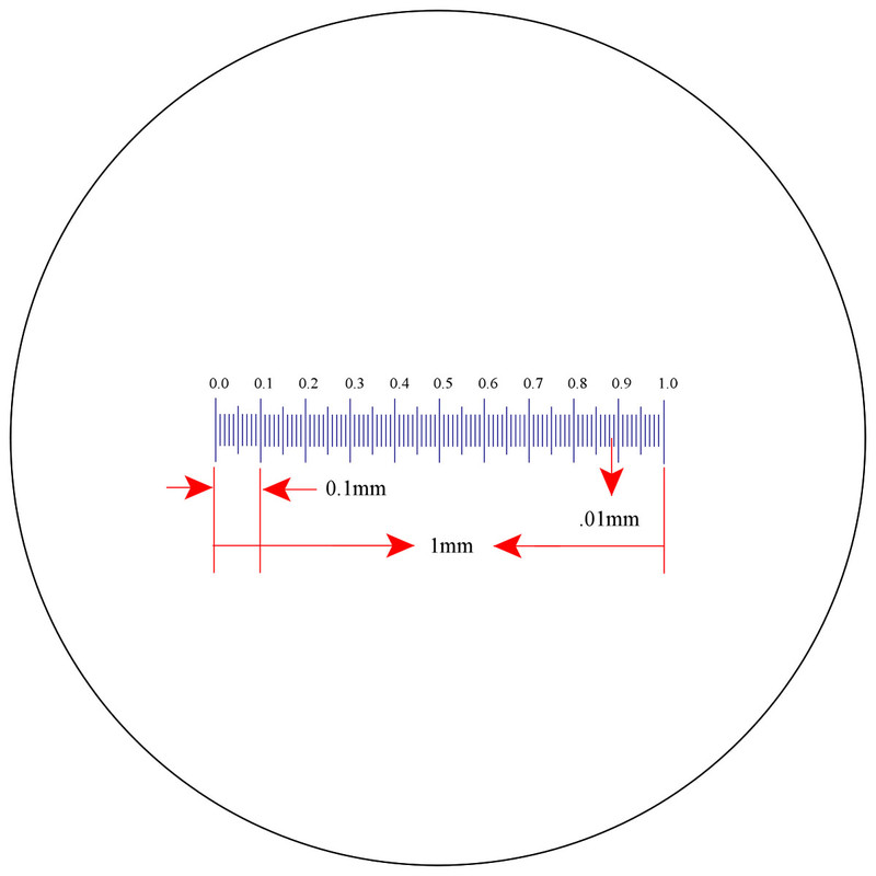 Slider Micrometer (KR851), 1mm/100 Divisions