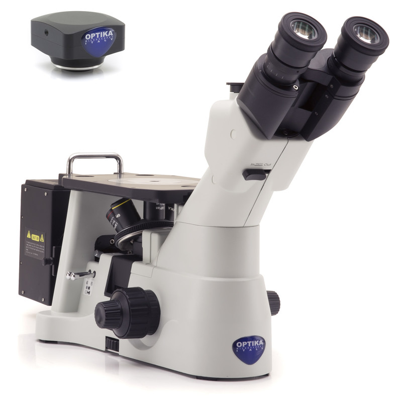 OPTIKA IM-3MET Inverted Metallurgical Microscope Package