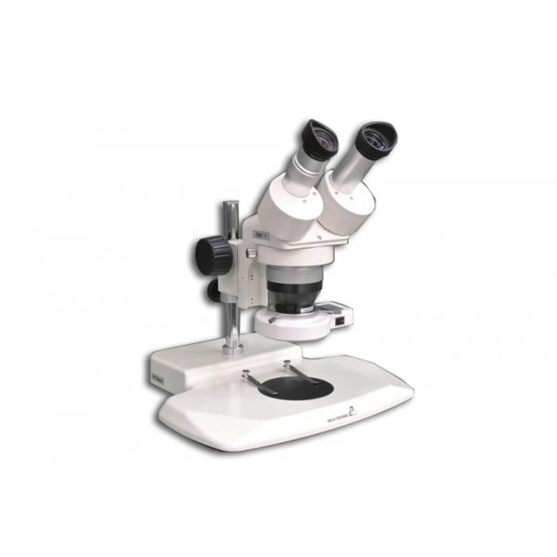 Meiji EMT Stereo Microscope on PK Pole Stand with, LED Ring Light