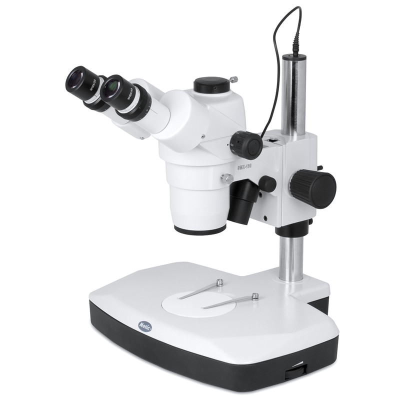 Motic SMZ-168 Stereo Zoom Microscope with Dual Illumination