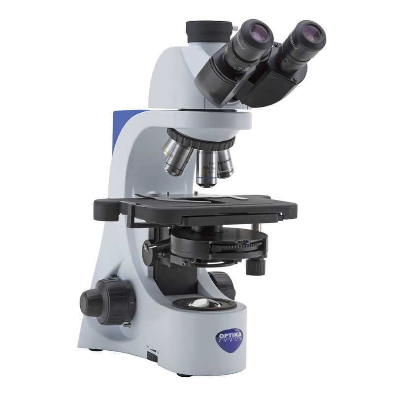 OPTIKA B-383PHi Trinocular Phase Microscope, IOS W-PLAN Objectives
