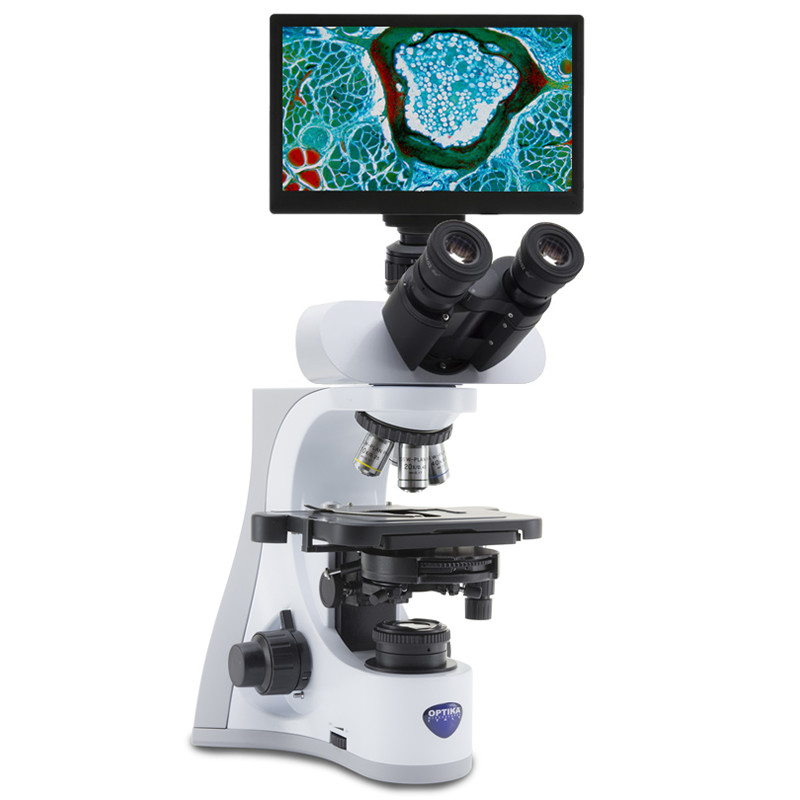 OPTIKA B-510PH Phase Contrast Digital LCD Microscope Package