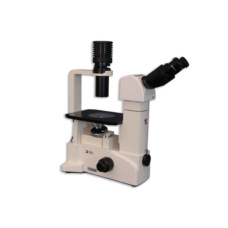 Meiji TC-5100E Inverted Ergonomic Binocular Brightfield Microscope