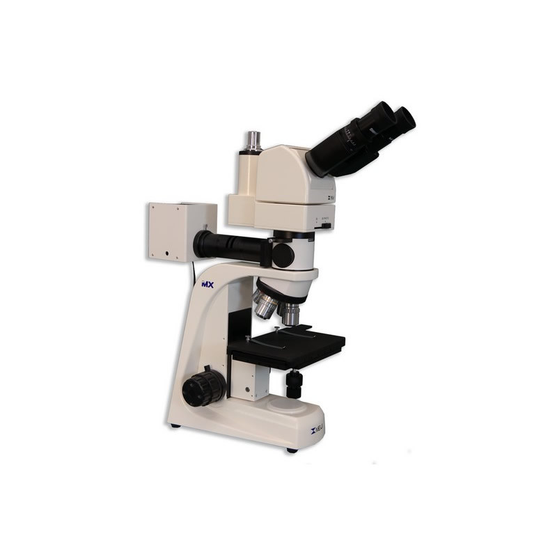 Meiji MT7530EL Ergonomic Trinocular Metallurgical Microscope, LED Illumination, Brightfield/Darkfield