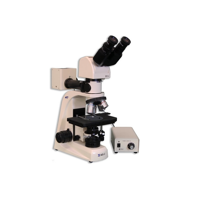 Meiji MT8520EL Ergonomic Binocular Metallurgical Microscope, LED Illumination, Brightfield/Darkfield