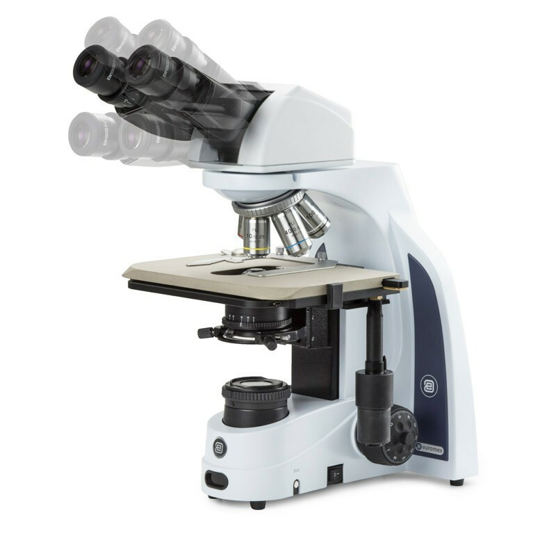 Euromex iScope Pathology/Mohs Microscope - Plan IOS Objectives, Ergonomic Tilting Head