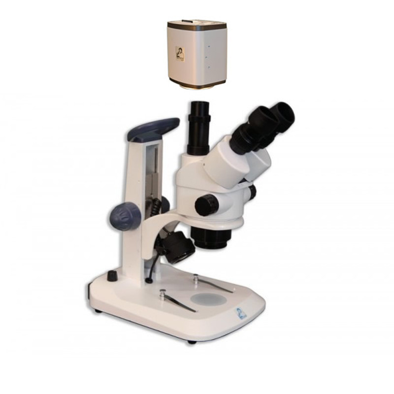 Meiji EM-33 Zoom Stereo Digital Microscope Package