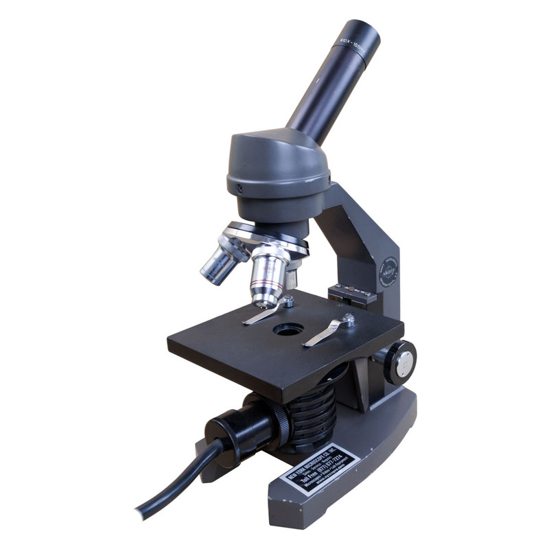 Swift Monocular Microscope, Three Objectives, Illumination, Reconditioned