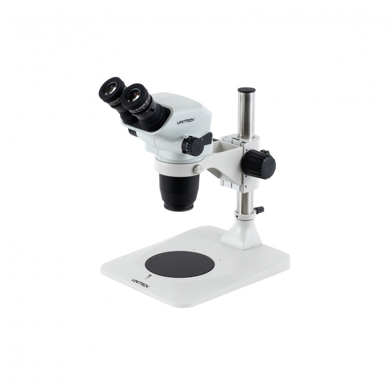 UNITRON 13504 Z645 Binocular Stereo Zoom Microscope on Pole Stand, 6.7x - 45x Magnification