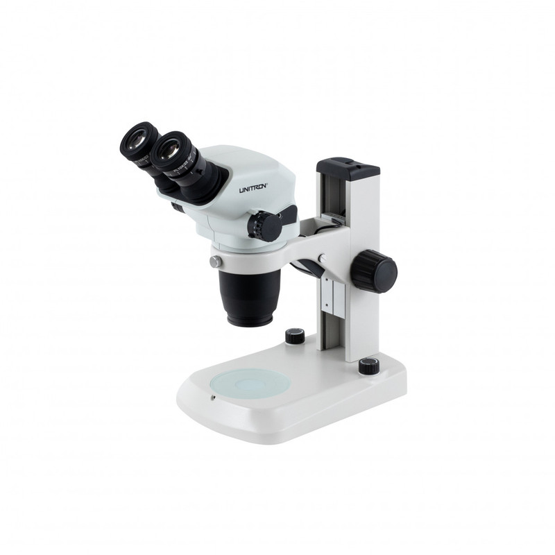 UNITRON 13508 Z645 Binocular Stereo Zoom Microscope on E-LED Stand, 6.7x - 45x Magnification