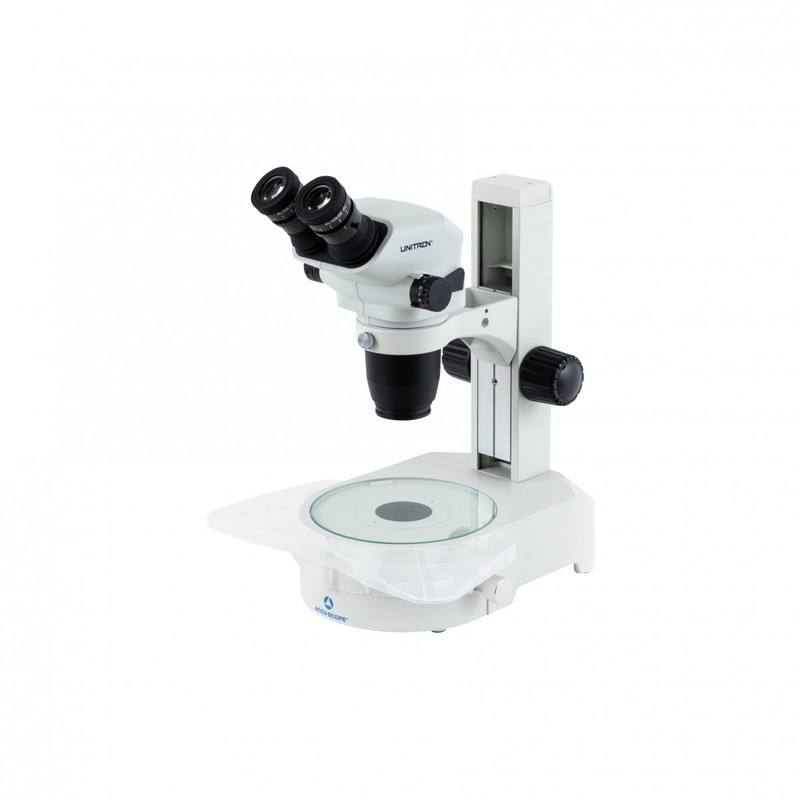 UNITRON 13510 Z645 Binocular Stereo Zoom Microscope on LED Diascopic Stand, 6.7x - 45x Magnification