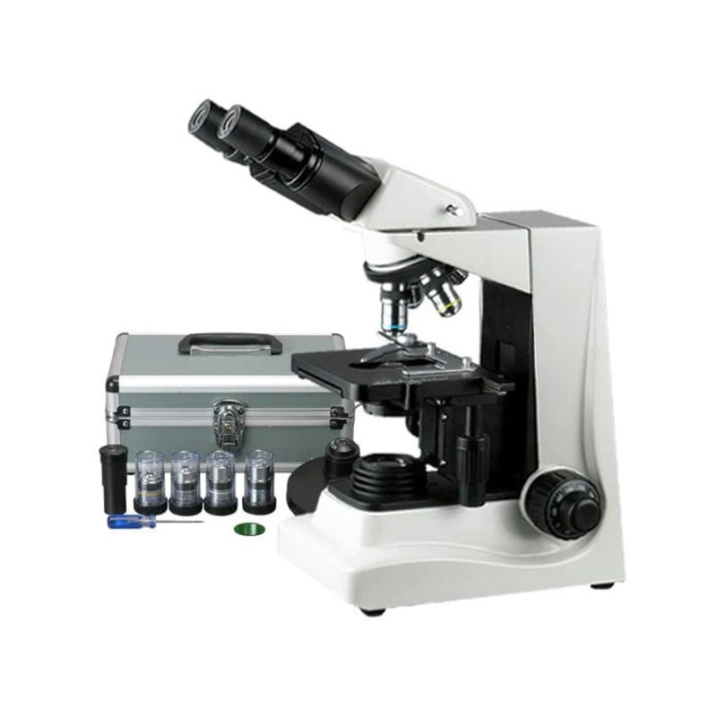 Steindorff Binocular Phase Contrast Microscope, 40x-1600x Magnification