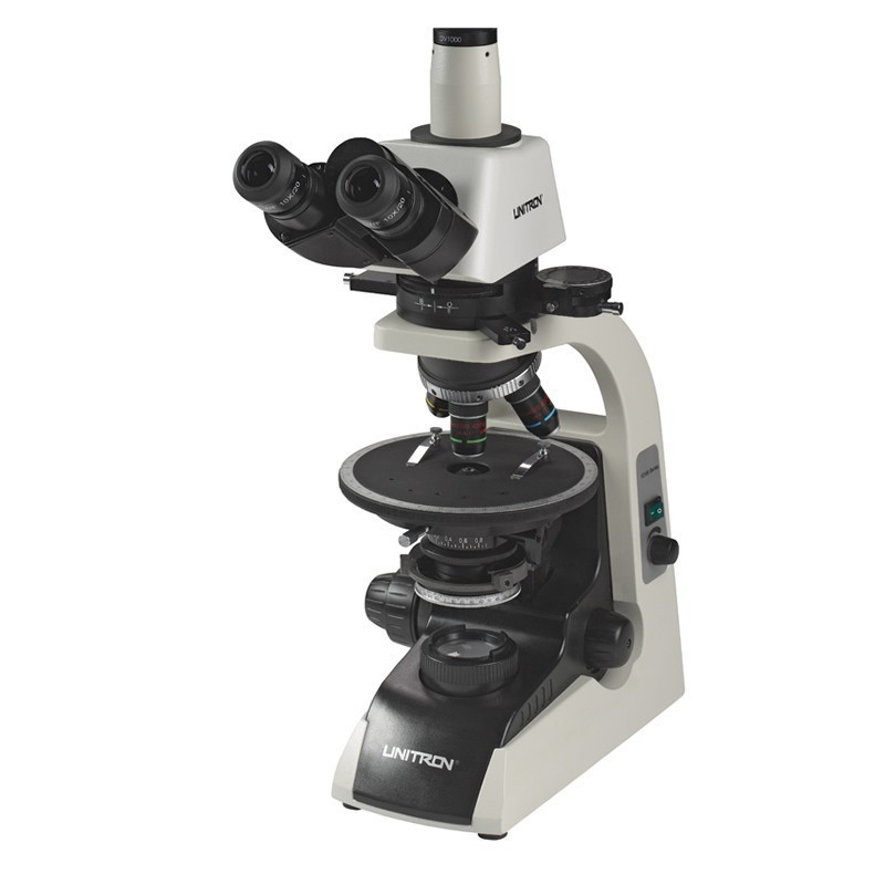 UNITRON 12130 Trinocular Polarizing Microscope