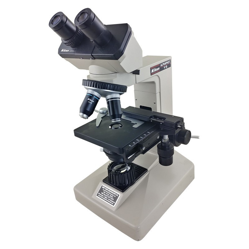 Nikon - ys Nikon Alphaphot YS Binocular Microscope 4x, 10x, 40x, 100x