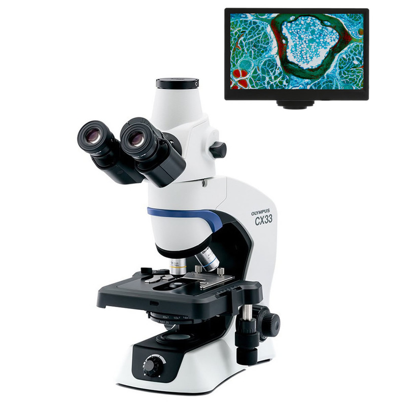 Olympus CX33 Digital LCD Microscope Package